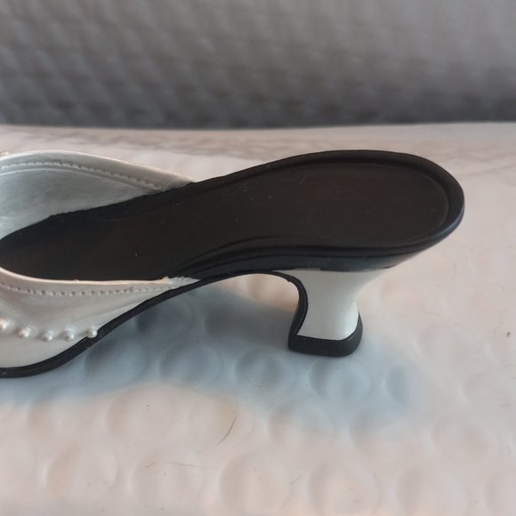 Just The Right Shoe By Raine Pearl Mule Mini Figurine 25010 - Picture 3 of 9